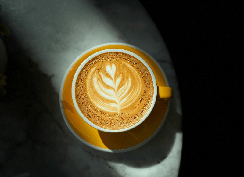 Foto av en kaffekopp